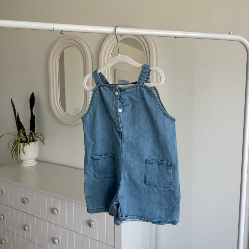 Kids Denim Blue Romper